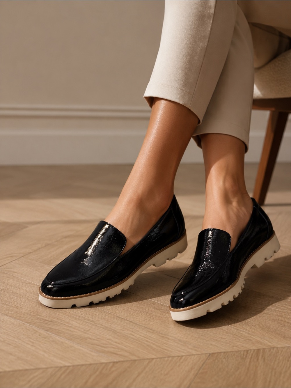 Vionic Kensley Patent Leather Loafers – Size 8 – Excellent Condition